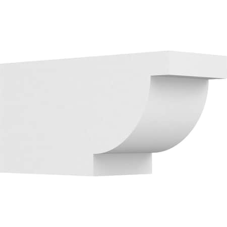 Ekena Millwork Standard Alpine Architectural Grade PVC Rafter Tail, 6"W X 8"H X 16"L RFTP06X08X16ALP